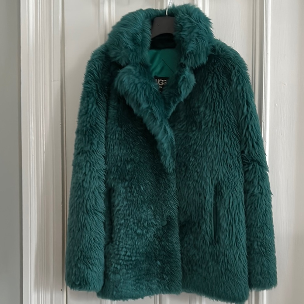 UGG Green Sheepskin Jacket SZ S